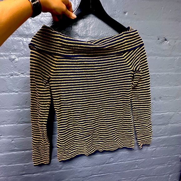 Off the shoulder smocked sweater from FRAME - Picture 2 of 2